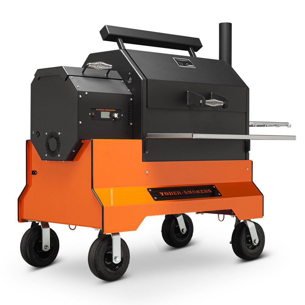 Yoder Smokers YS640S Competition Cart Pellet Grill, 10