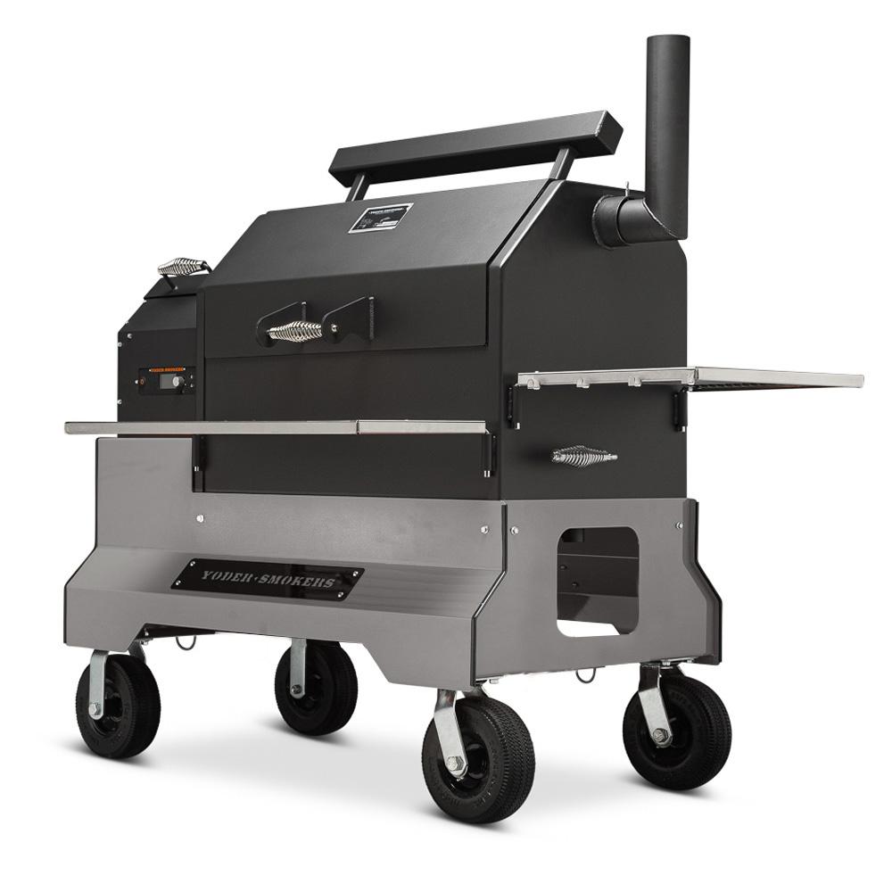 Yoder Smokers YS640S Competition Cart Pellet Grill, 10