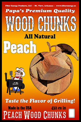 Papa's Peach Wood Chunks