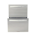 Blaze 23.5" 5.1 Cu. Ft. Outdoor Rated Stainless Steel Double Drawer Refrigerator I The BBQHQ
