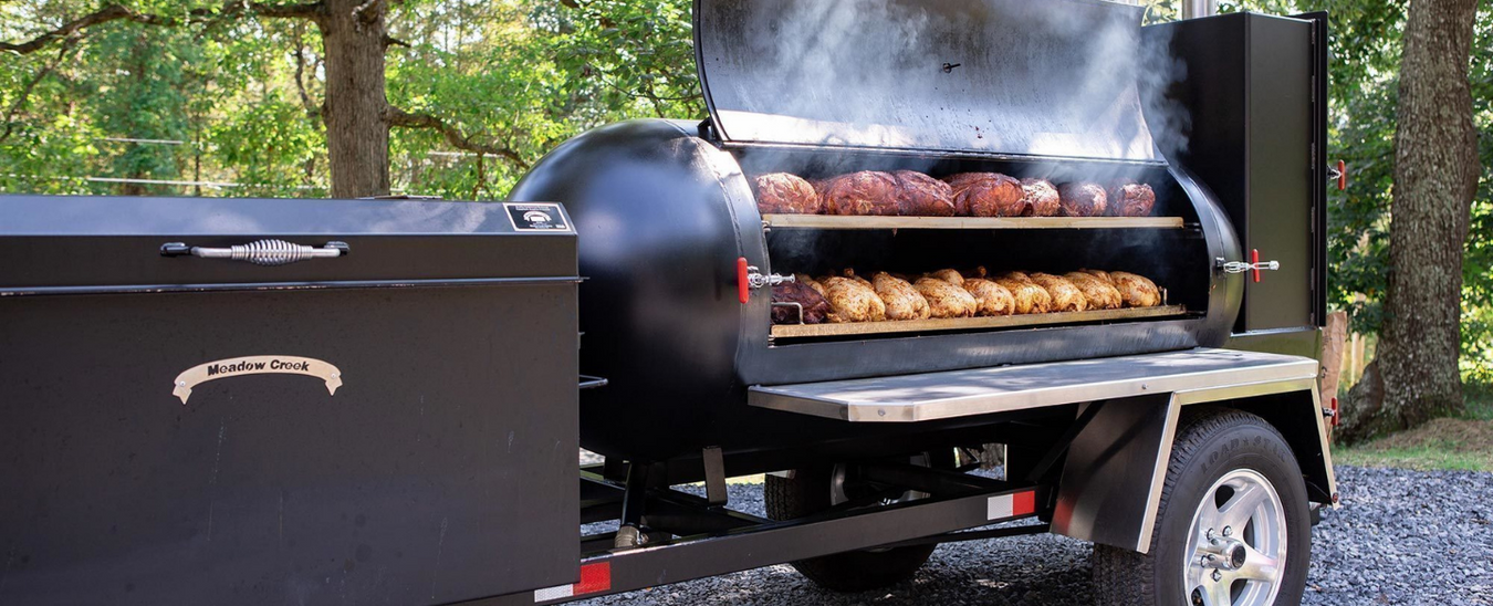 Authentic BBQ: Trailer Offset Smokers