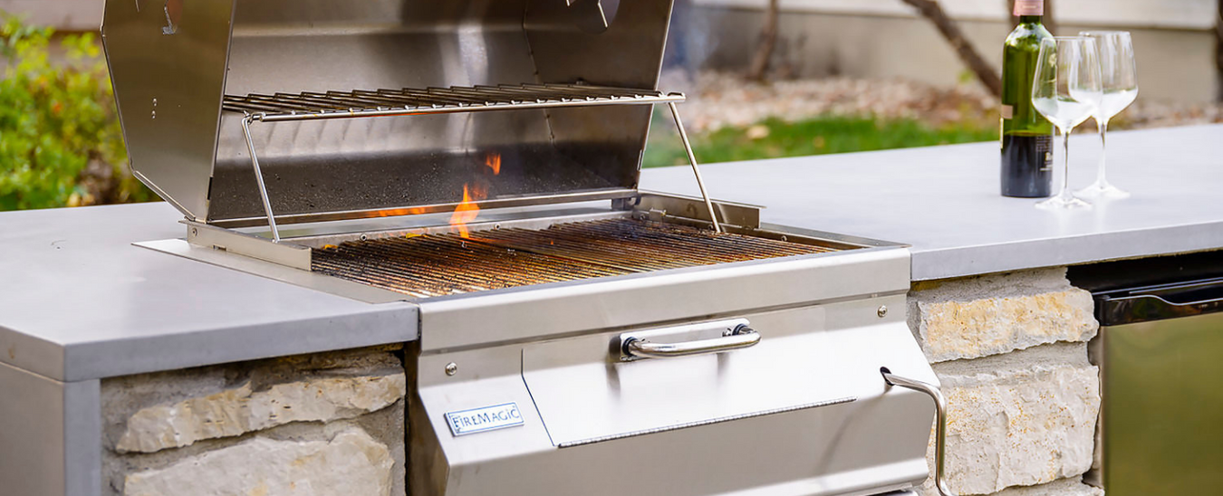 På hovedet af forstene Mod viljen Outdoor Built-In Charcoal BBQ Grills I The BBQHQ