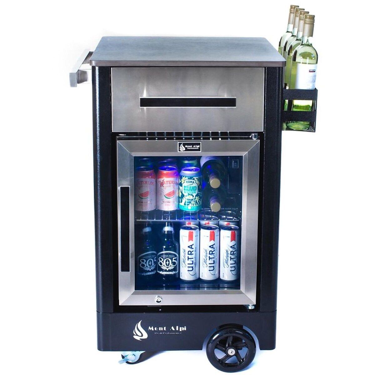 Mont Alpi Medium Prep Cart and Fridge