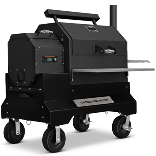 Yoder Smokers Competition Cart W/ Storage Drawer, Stainless Steel Shelves + 10" Wheels+2nd Level Slide Out