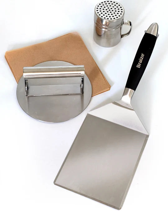 Braize Smash & Season Griddle Set