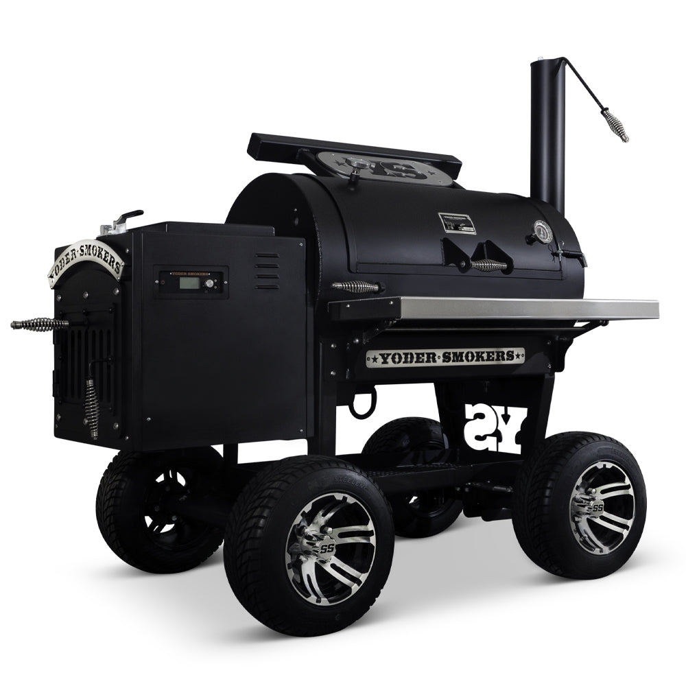 Yoder Chrome Stack Yoder Smokers 1500S Outlander Standard — TheBBQHQ, Inc.