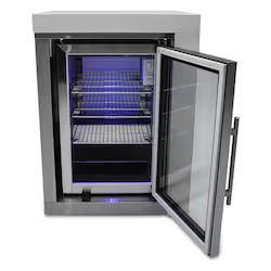 Mont Alpi 2.6 Cu. Ft. Outdoor Rated Refrigerator Cabinet Module - Stainless Steel