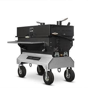 Yoder Smokers Flat Top Charcoal Grill  24" x 48"- Competition Cart