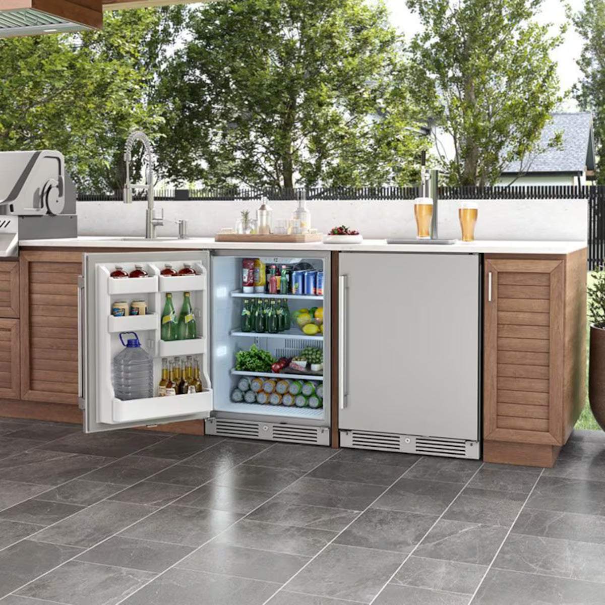 Zephyr Presrv 24" Single Zone Outdoor Refrigerator