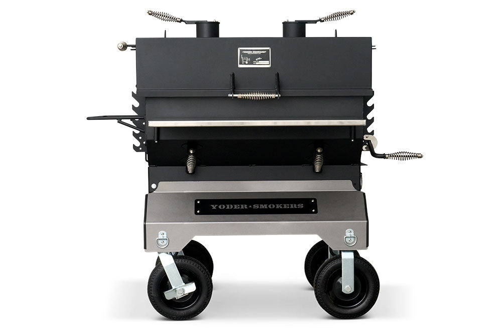 Yoder Smokers 24" x 36" Flat Top Charcoal Grill-Competition Cart