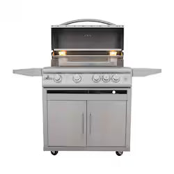 The Blaze Premium LTE+ 32-inch Marine Grade 4-Burner Freestanding Gas Grill