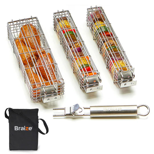 Braize Kabob Basket Combo Set