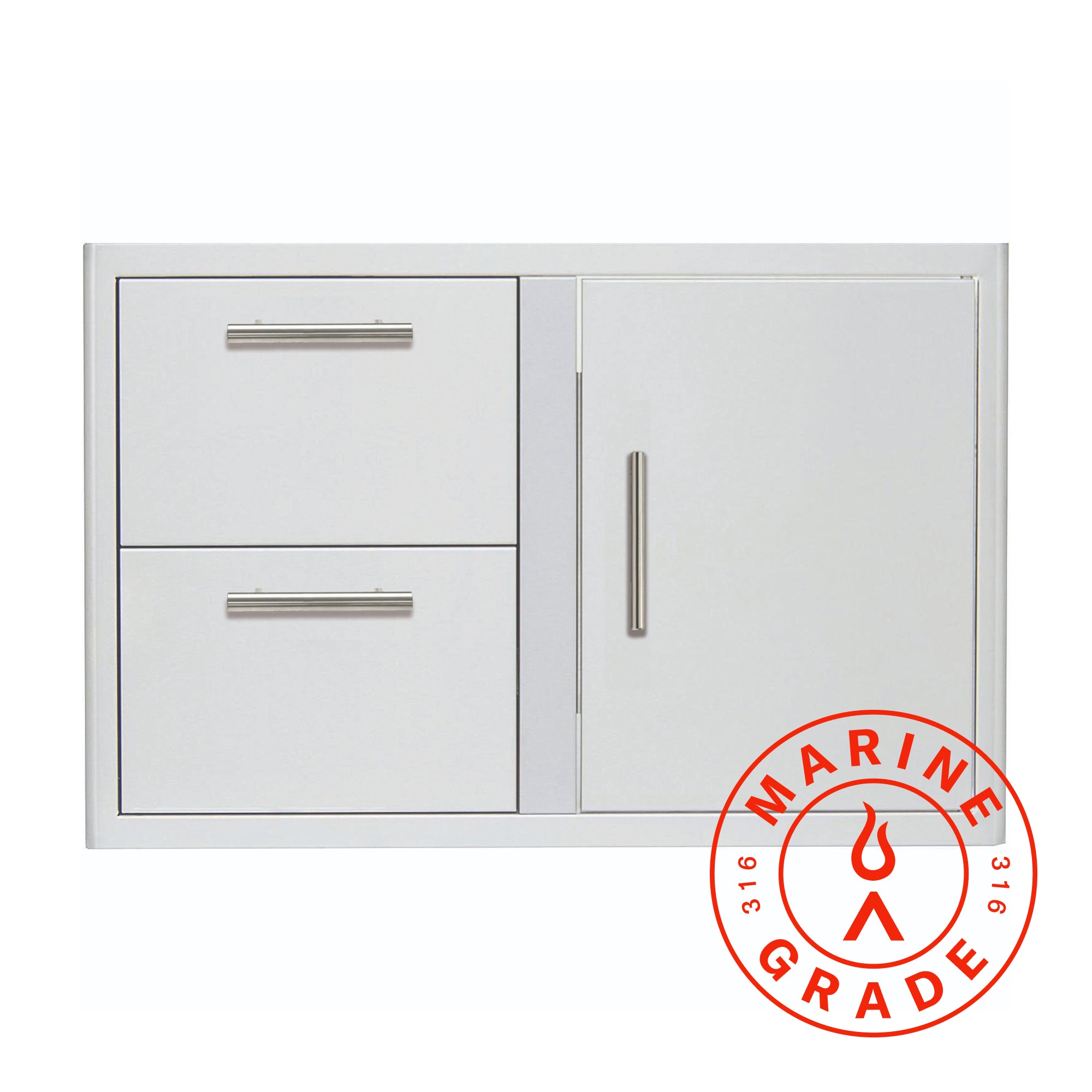 Blaze Marine Grade 32" Stainless Steel Access Door & Double Drawer Combo-MG