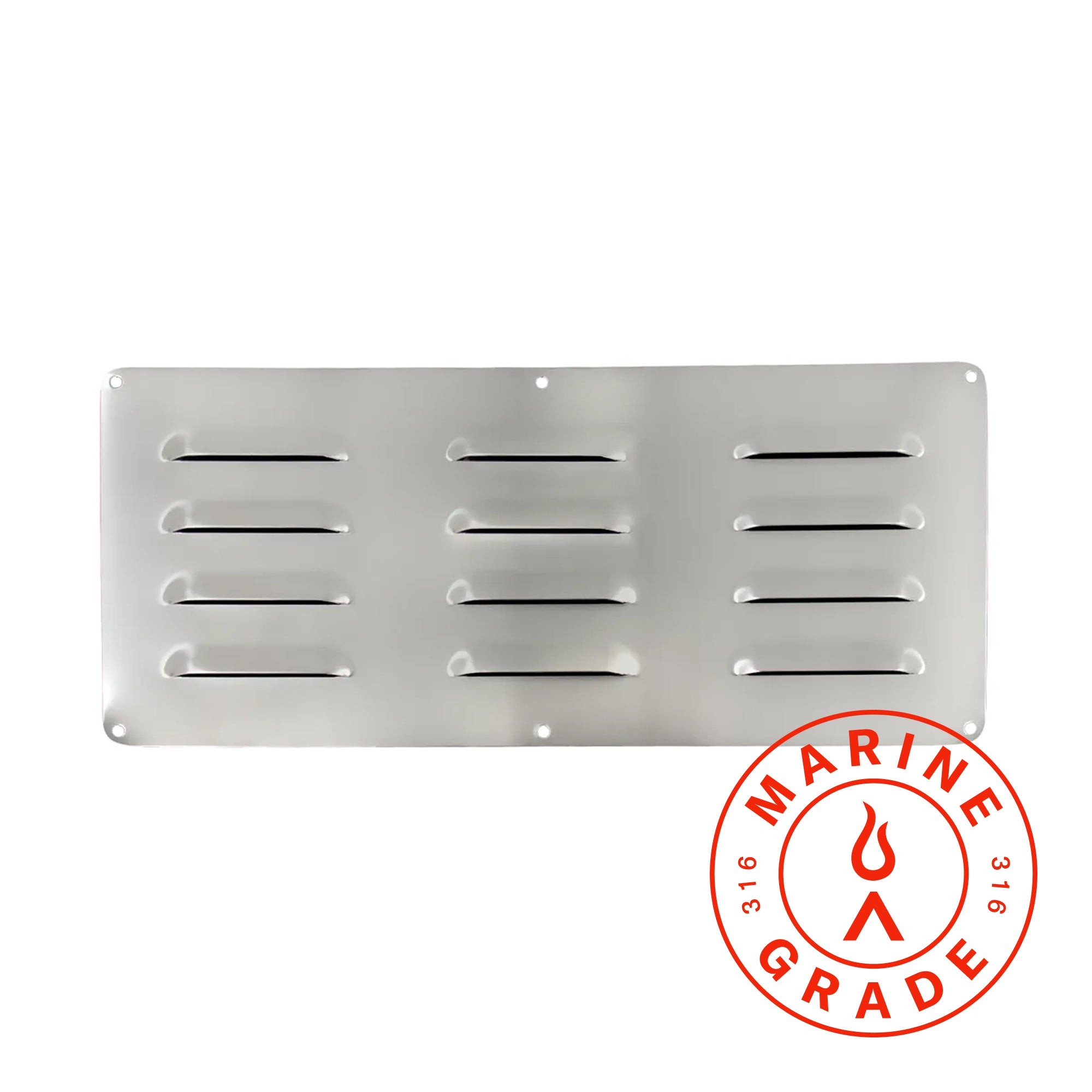 Blaze Marine Grade 6" x 14" Stainless Steel island Vent Panel-MG