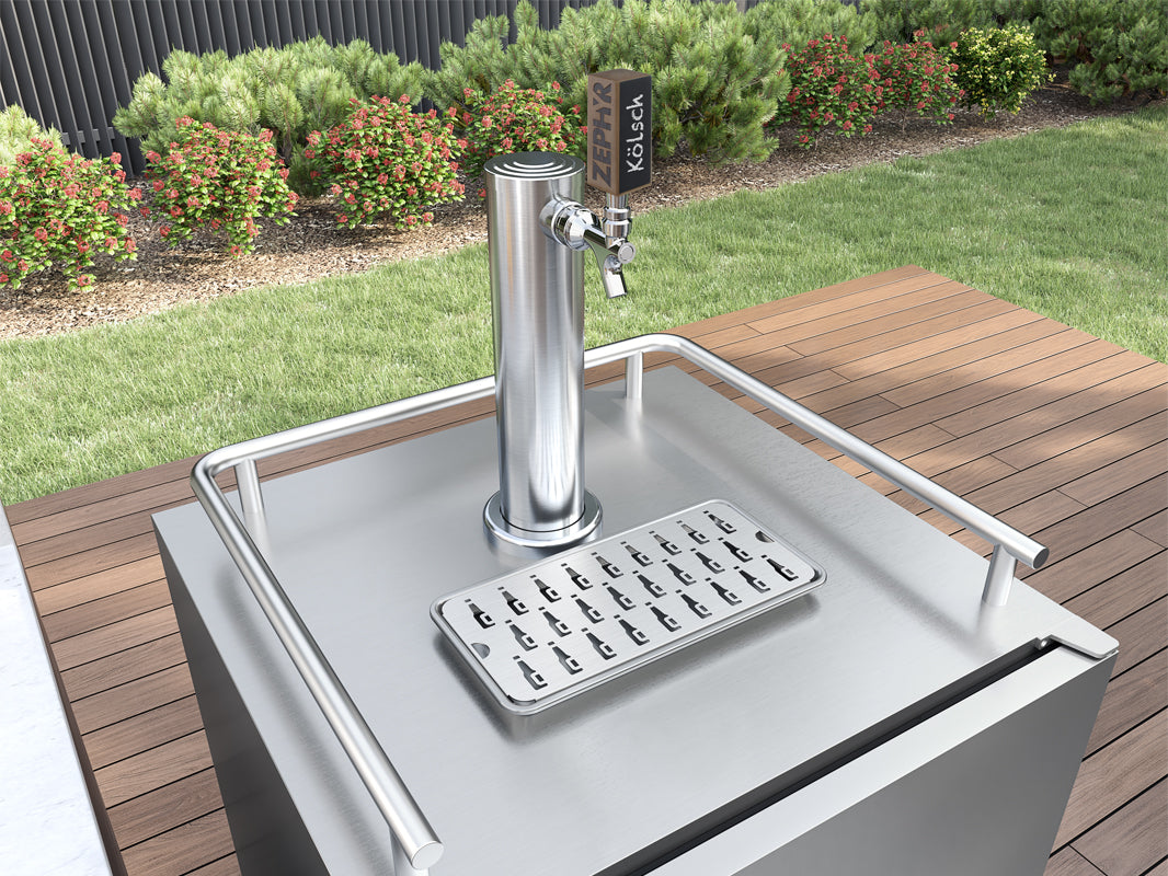 Zephyr Outdoor Kegerator & Beverage Cooler (Tap Sold Separately)