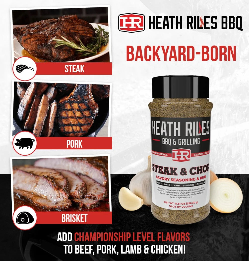 Heath Riles BBQ Steak & Chop Rub