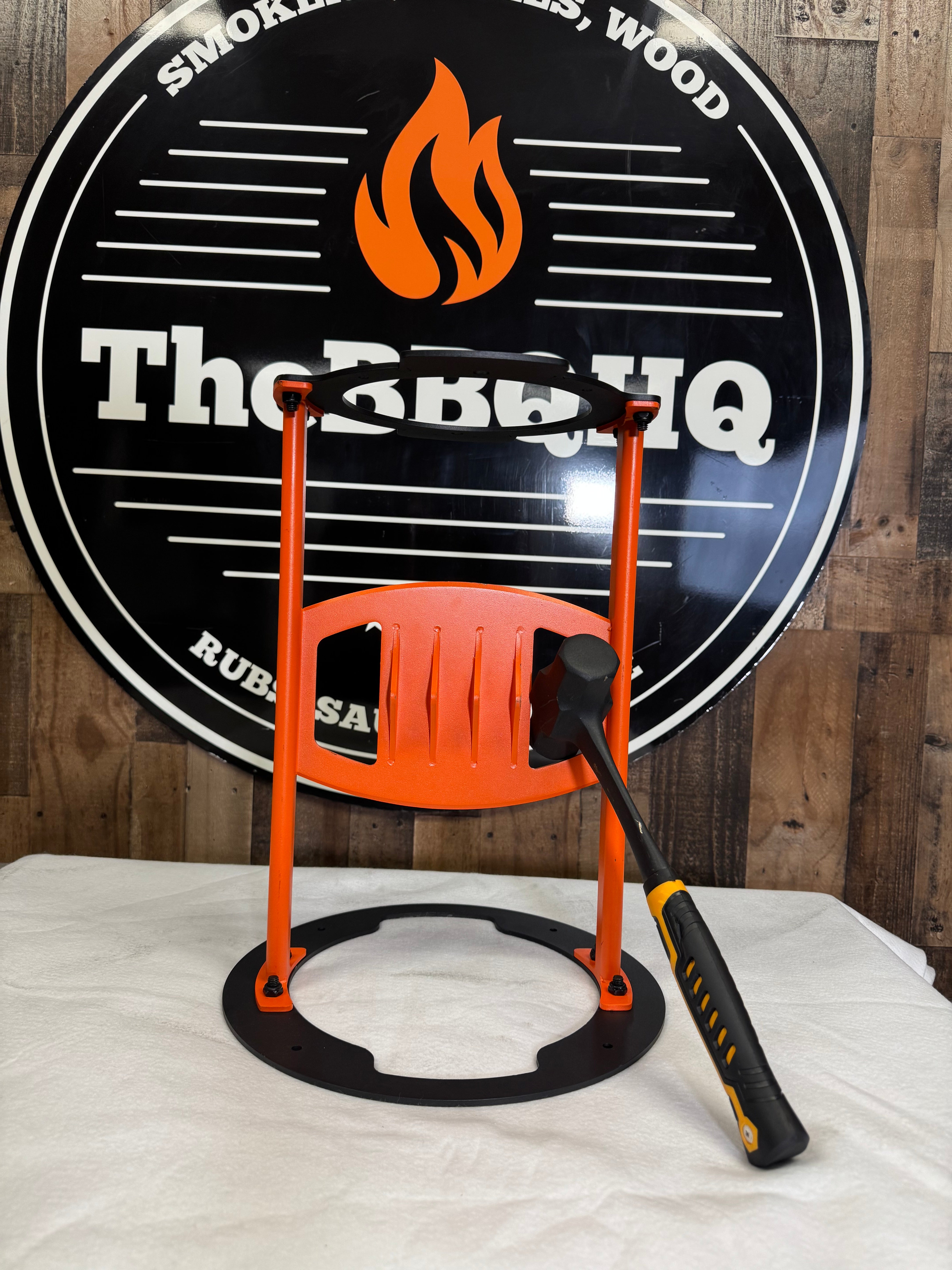 Heavy-Duty BBQ Wood Splitter with Hammer