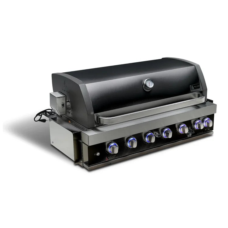 MONT ALPI 44" BLACK STAINLESS STEEL BUILT-IN GAS GRILL