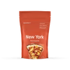 New York style pizza seasoning blend in orange pouch with product image