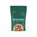Neapolitan wood pellets for outdoor cooking in green resealable bag