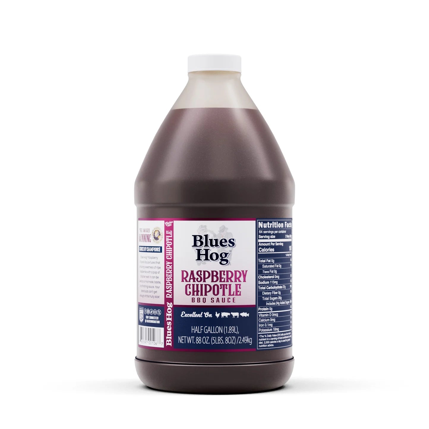 Blues Hog Raspberry Chipotle-1/2 Gallon