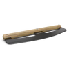 Cedar plank with curved edges for grilling fish and vegetables