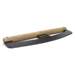 Cedar plank with curved edges for grilling fish and vegetables