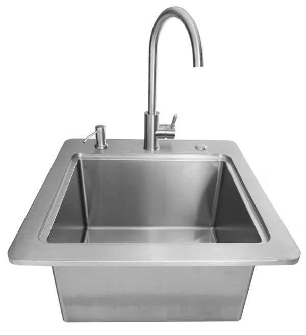 Coyote 21" Sink w/ Drain,Faucet & Soap Dispenser