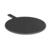 Black oval kamado grill cover with handle strap