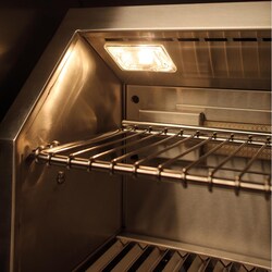 Artisan 36" 3 Burner Gas Grill w/ Rotisserie & Light On Cart