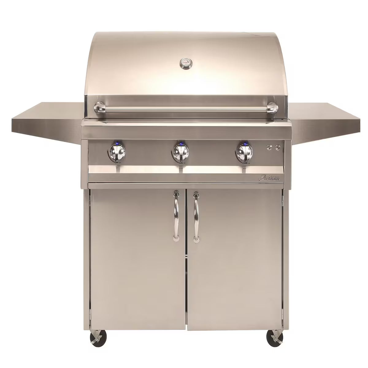 Artisan 36" 3 Burner Gas Grill On Cart-No Lights or Rotisserie