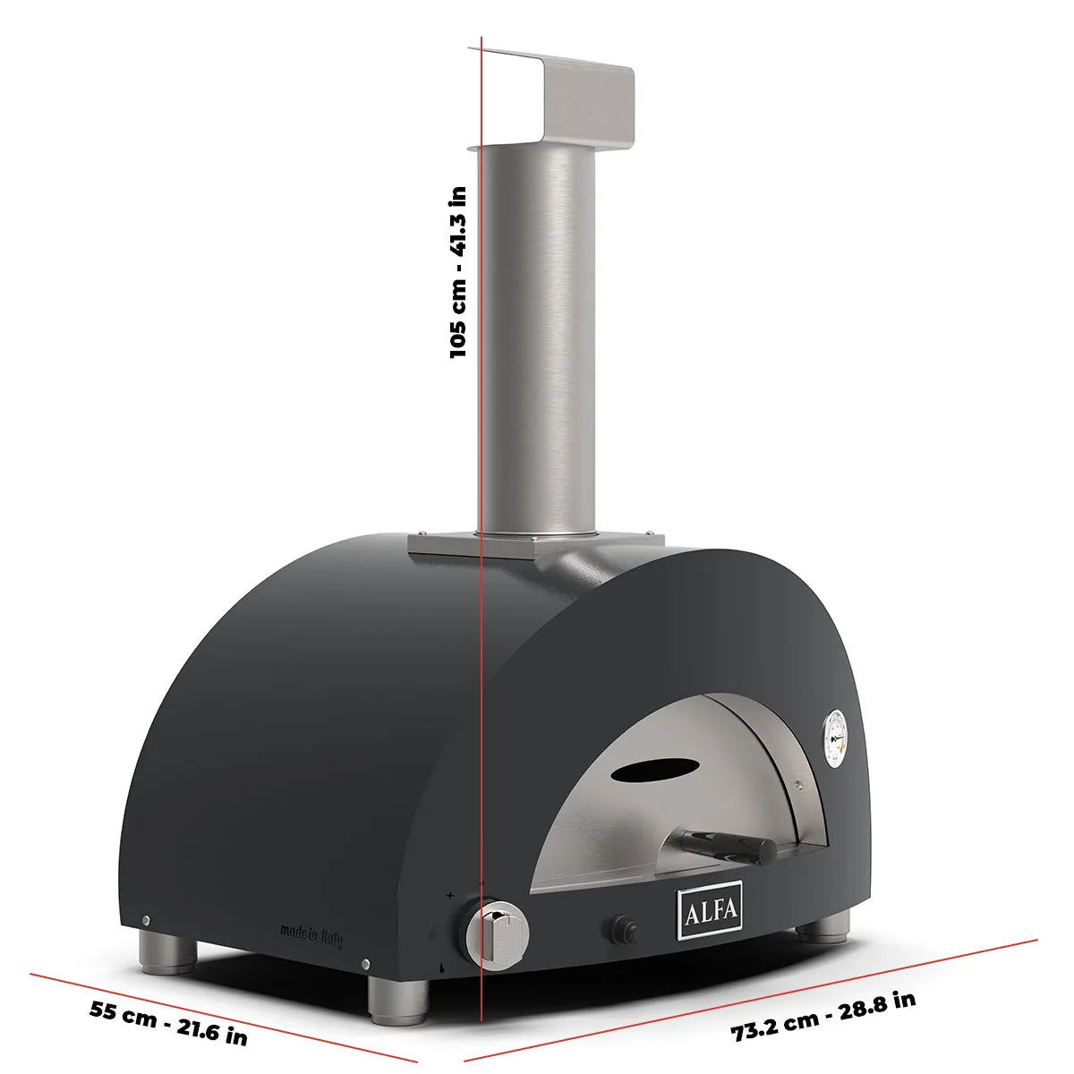 Alfa Moderno 1 Pizze Gas Pizza Oven