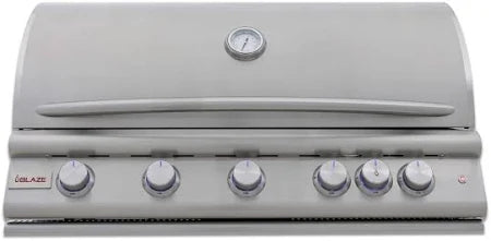 Blaze Premium LTE+ 40" 5- Burner Built-in Gas Grill With Rear Infrared Burner And Grill Lights