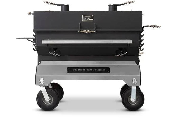Yoder Smokers Flat Top Charcoal Grill  24" x 48"- Competition Cart