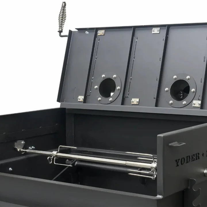 Yoder Smokers Flat Top Charcoal Grill Rotisserie Kit