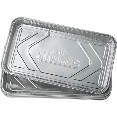 Napoleon LARGE GREASE DRIP TRAYS (14" X 8") Pack of 5-TheBBQHQ
