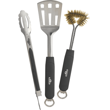 Napoleon 3 PIECE STAINLESS STEEL BBQ TOOLSET-TheBBQHQ