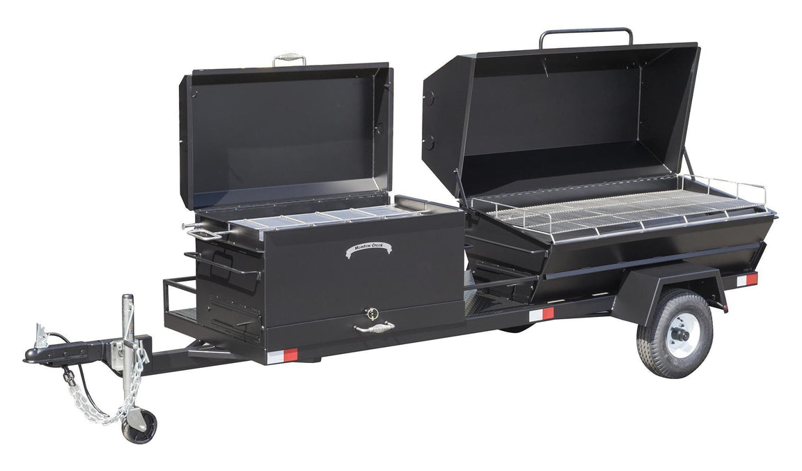 Authentic BBQ: Trailer Offset Smokers — TheBBQHQ, Inc.