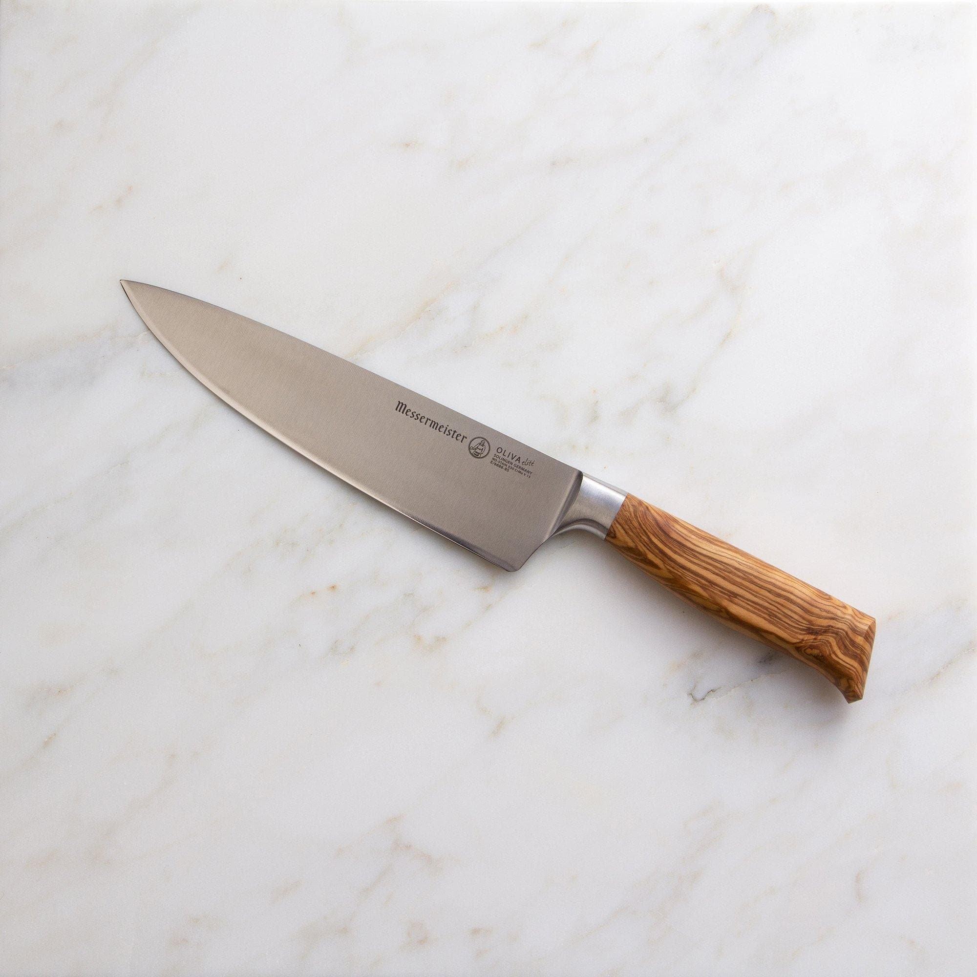 Messermeister Oliva Elite - 8 Kullenschliff Carving Knife