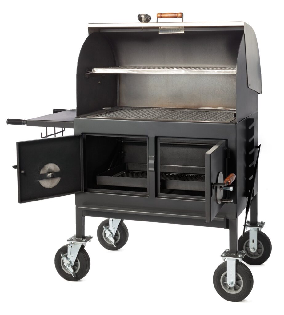 Pitts and Spitts Adjustable Charcoal Grill