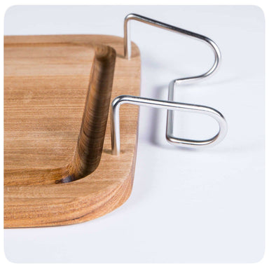 Portable Kitchen PK Durable Teak Cutting Board-TheBBQHQ