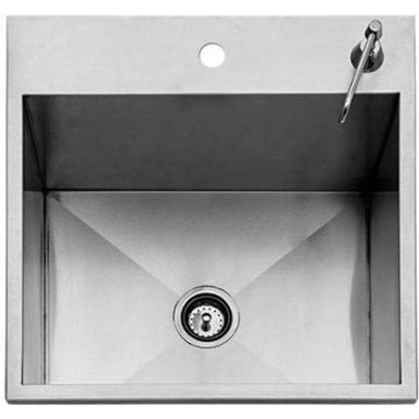 Twin Eagles 24" Outdoor Sink with S/S Cover (Faucet Not Included)-TheBBQHQ