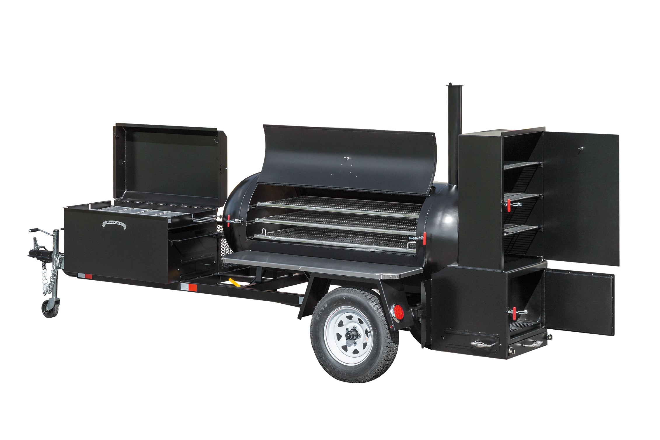 Meadow Creek TS-250 Barbeque Offset Smoker Trailer (Basic)