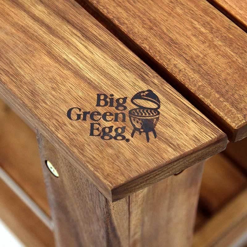 Big Green Egg - Acacia Hardwood Table - TheBBQHQ
