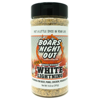Boar's Night Out White Lightning Spicy BBQ Rub I The BBQHQ