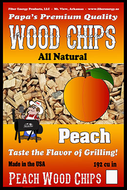 Papa's Peach Wood Chips