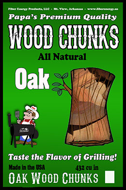 Papa's Oak Wood Chunks