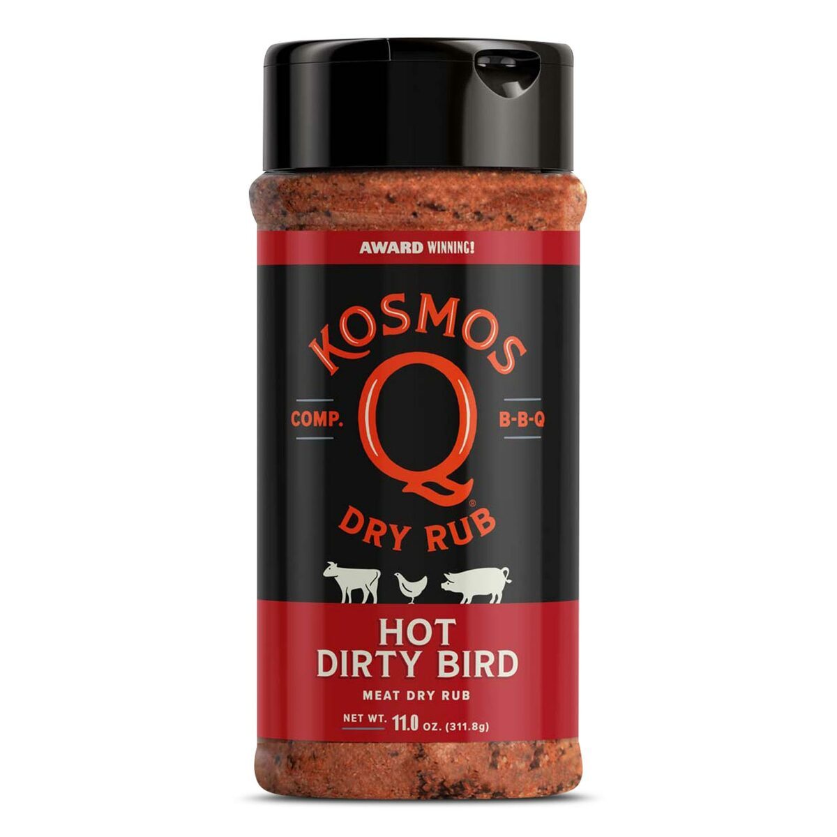 Kosmos Q Hot Dirty Bird Rub — TheBBQHQ, Inc.