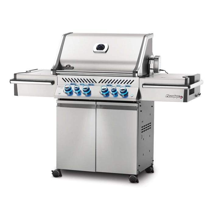 Napoleon Prestige PRO 500 Gas Grill with Infrared Rear and Side Burners and Rotisserie Kit