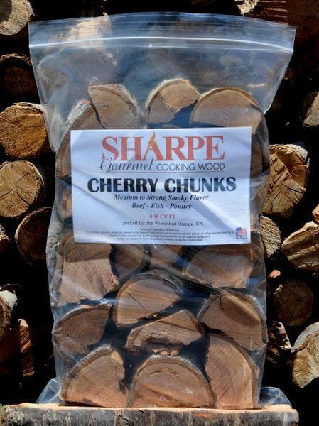 Cherry Chunks - Sharpe Gourmet Cooking Wood Bag (.45 cu ft)-TheBBQHQ